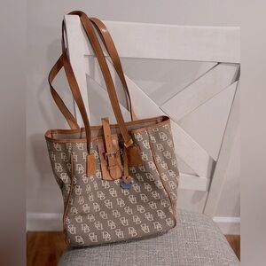 Brown Designer Tote Bag